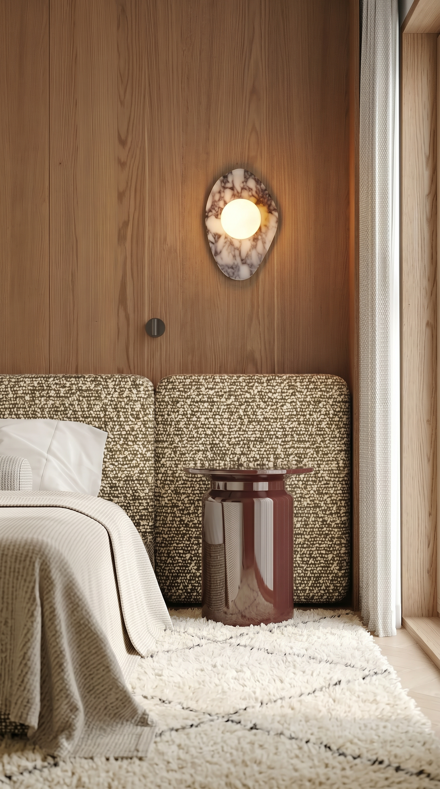 Wandlamp Veneto | Calacatta Viola