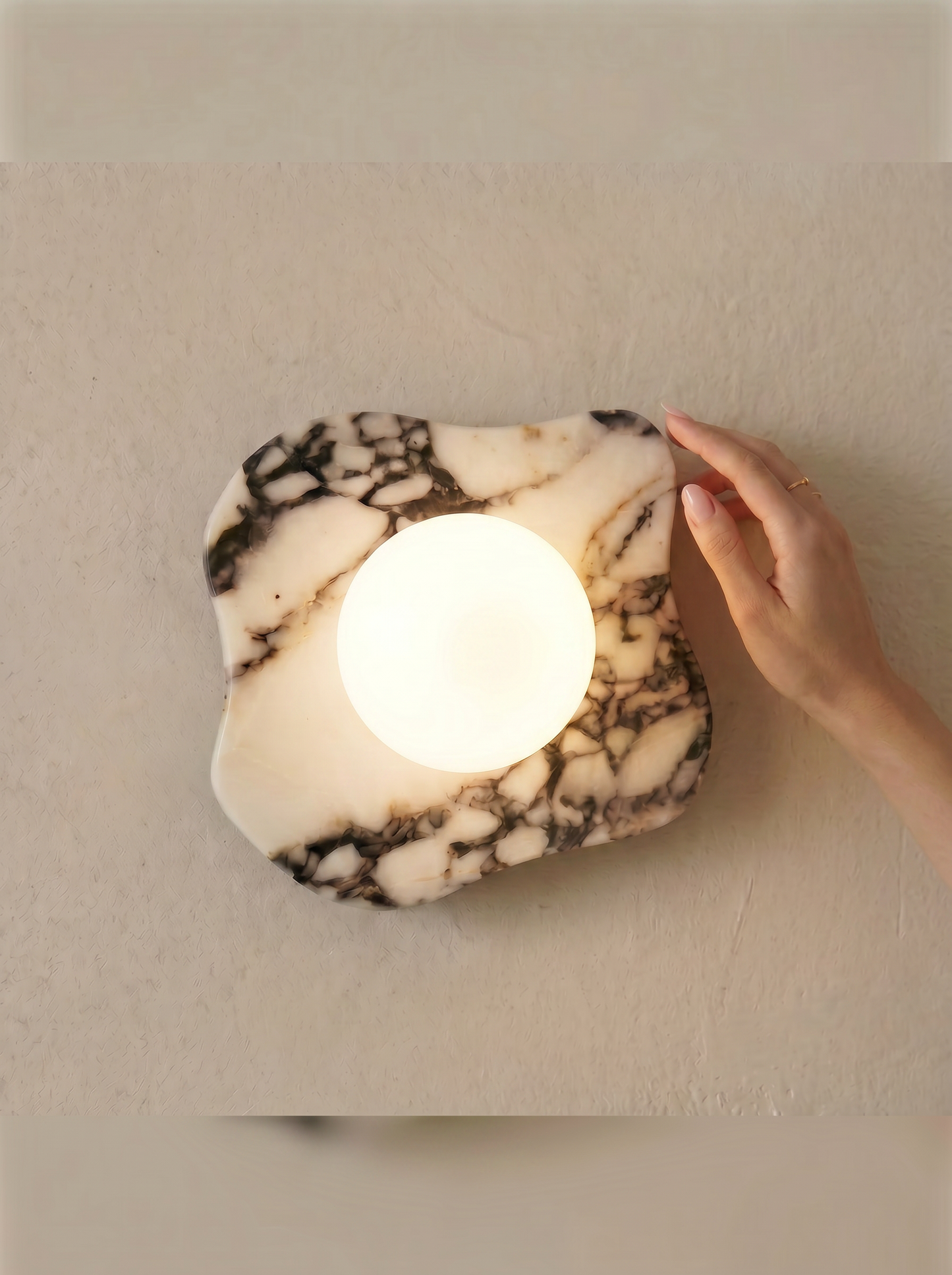 Wandlamp Siena | Calacatta Viola