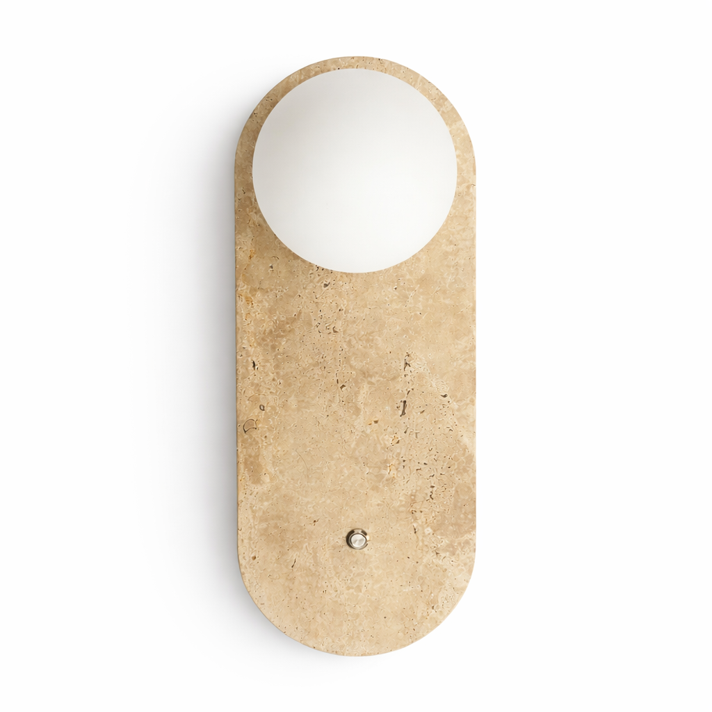 Wandlamp Lucca | Travertin