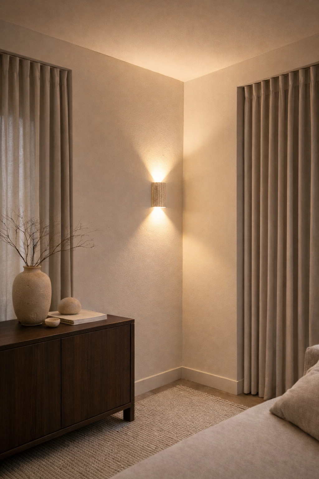 Wandlamp Ravello | Travertin