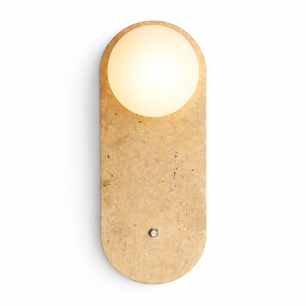 Wandlamp Lucca | Travertin