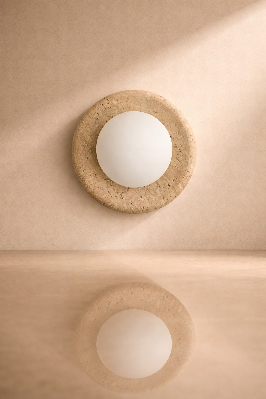 Wandlamp Como | Travertin