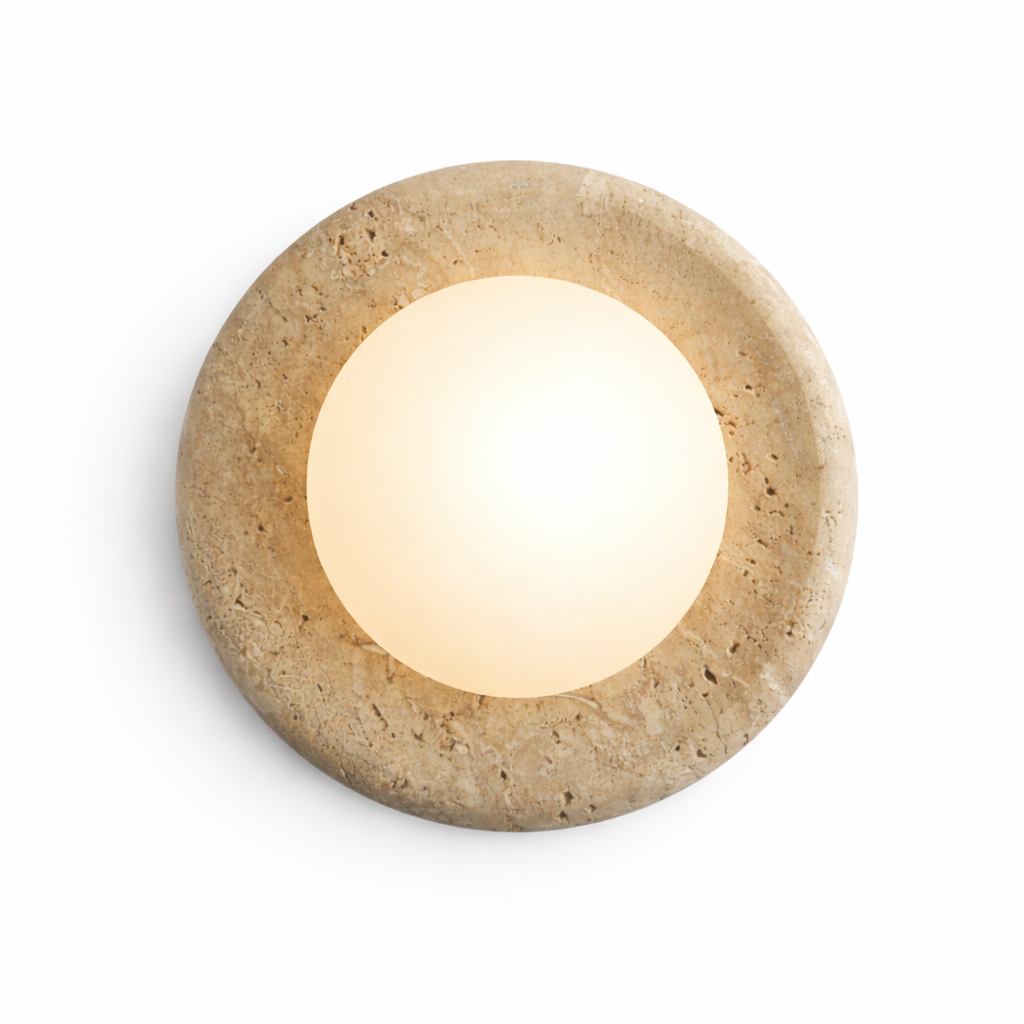 Wandlamp Como | Travertin